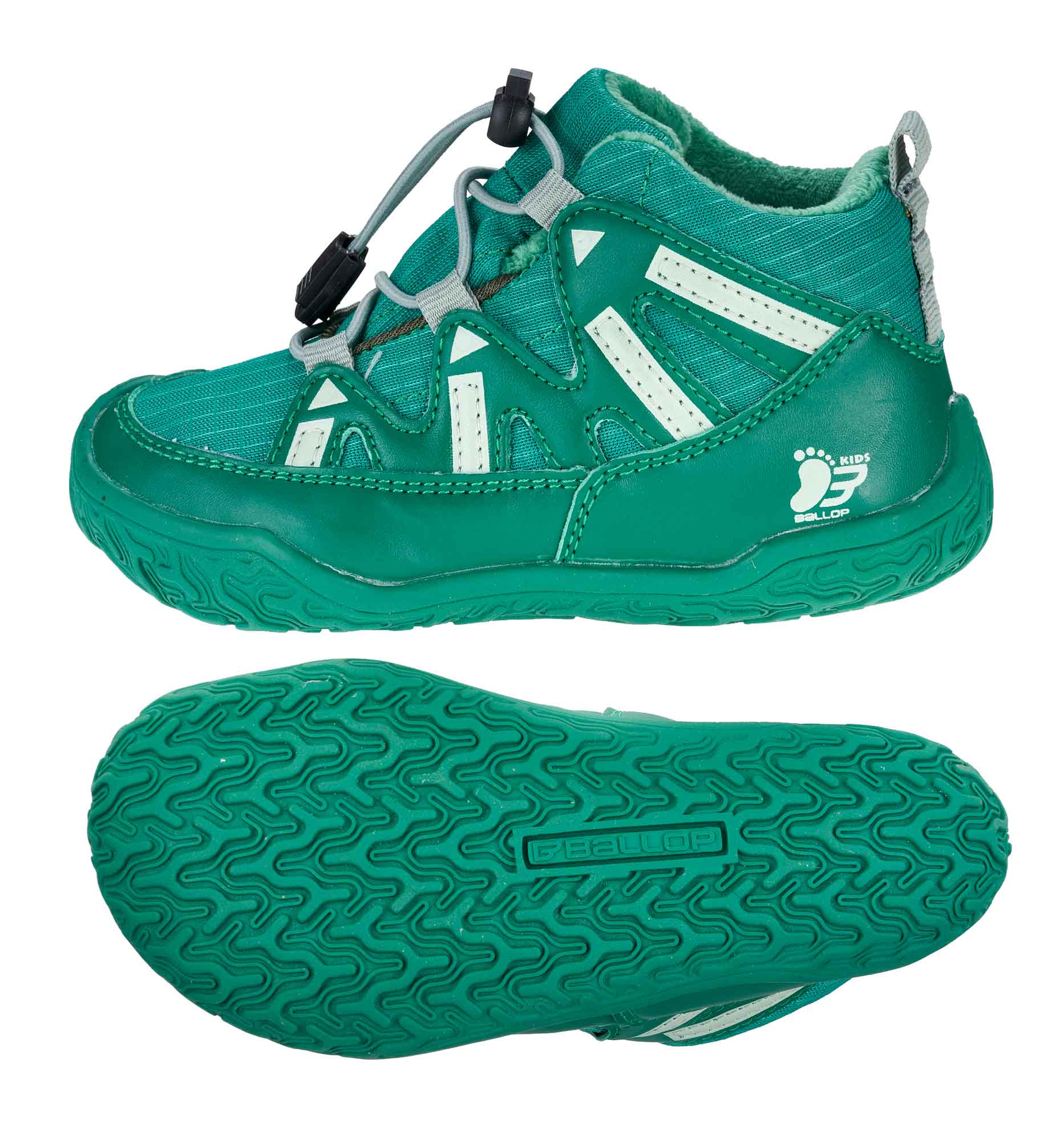 BALLOP Kids Barfußschuhe Intense W green