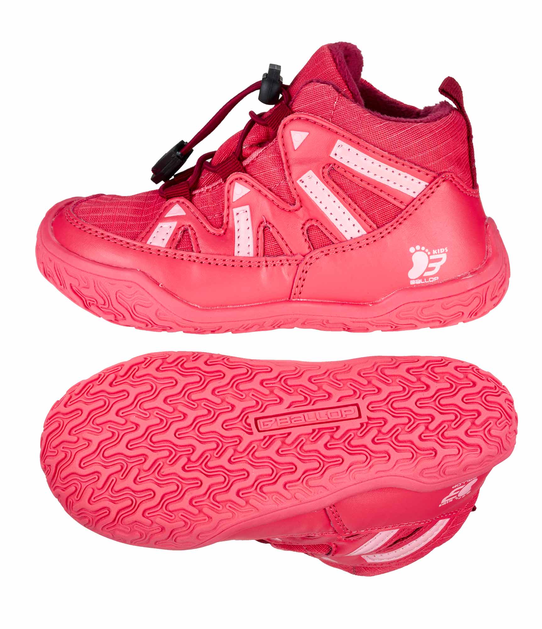 BALLOP Kids Barfußschuhe Intense W red