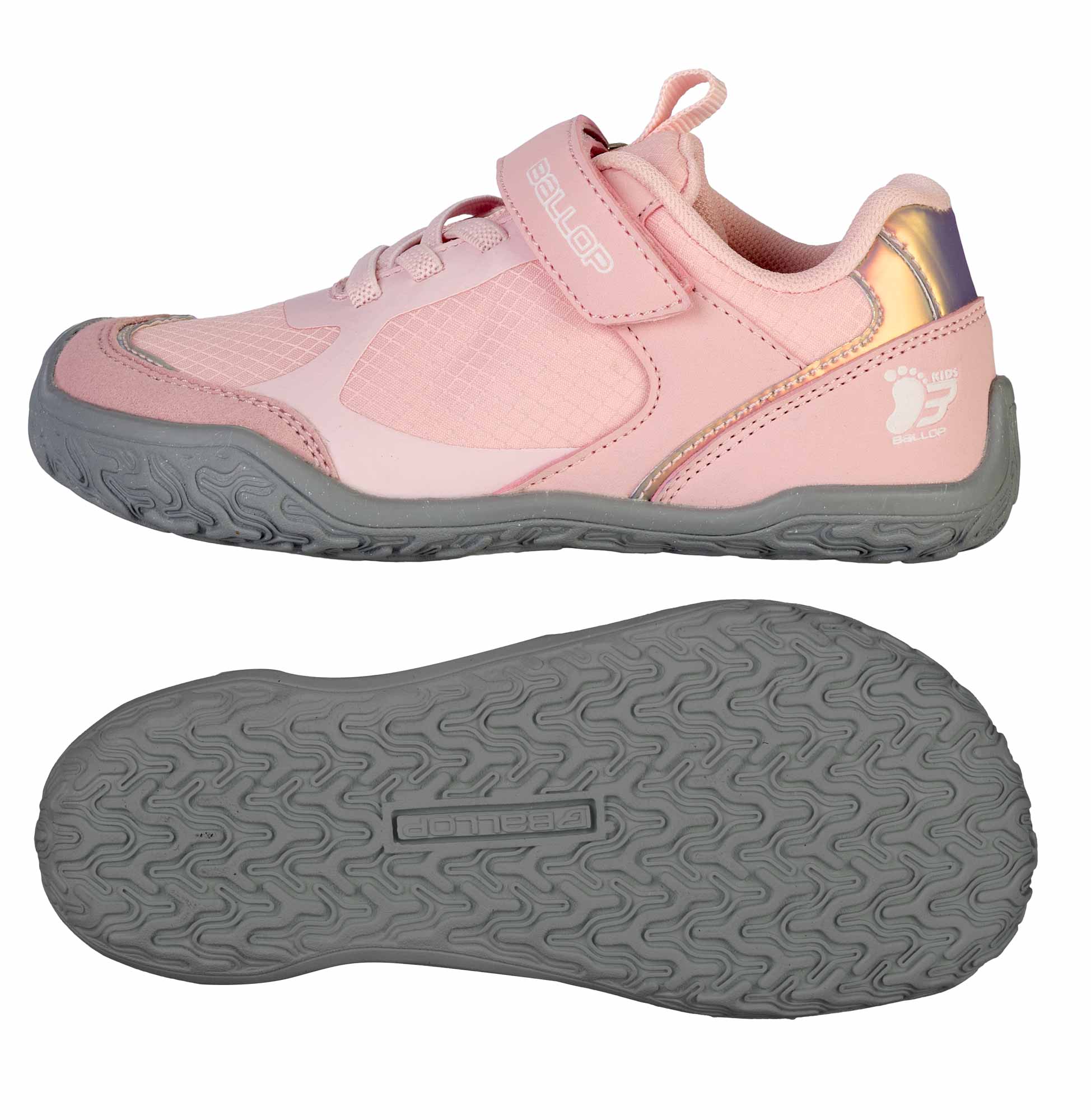 Sneaker, Kinder, Pink, Gummisohle, Schnürschuh