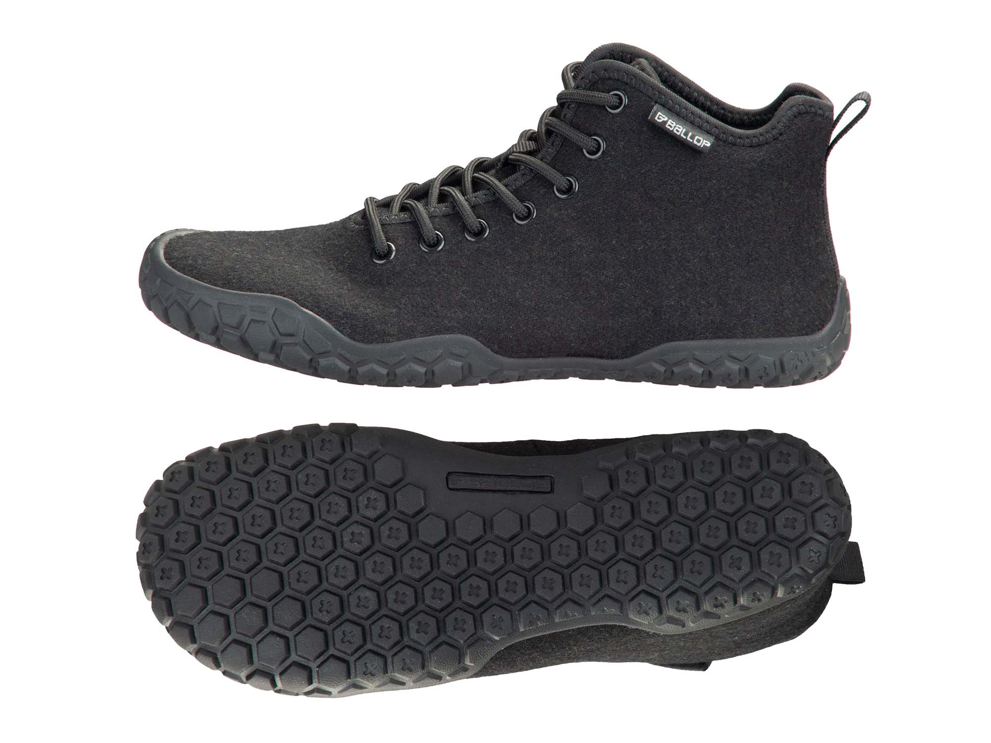 Stiefel, Wanderschuh, Skyrunner, Gummisohle, Schwarz
