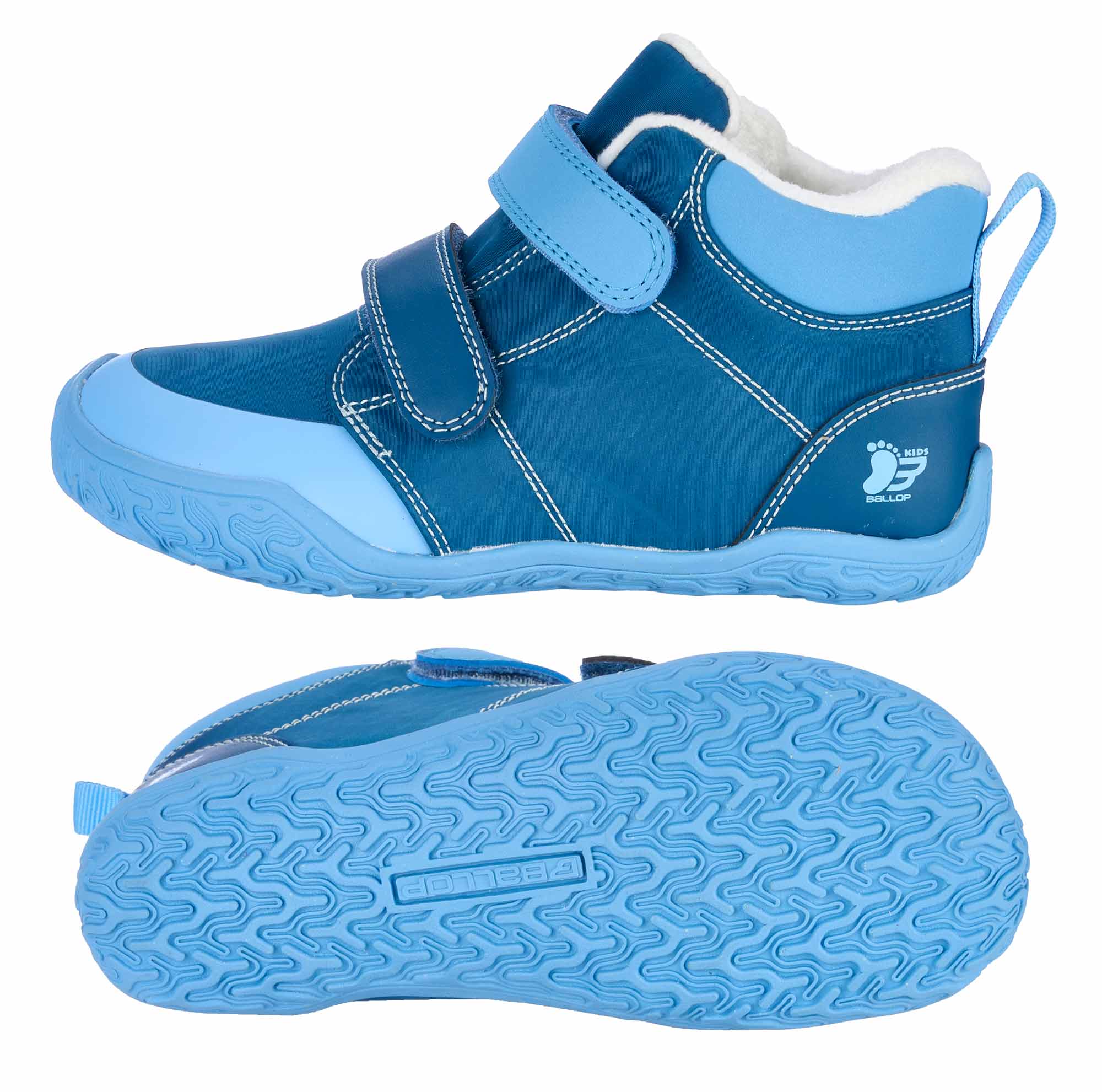 Kinderschuh, Stiefel, Gummisohle, Velcro, Schnürung?