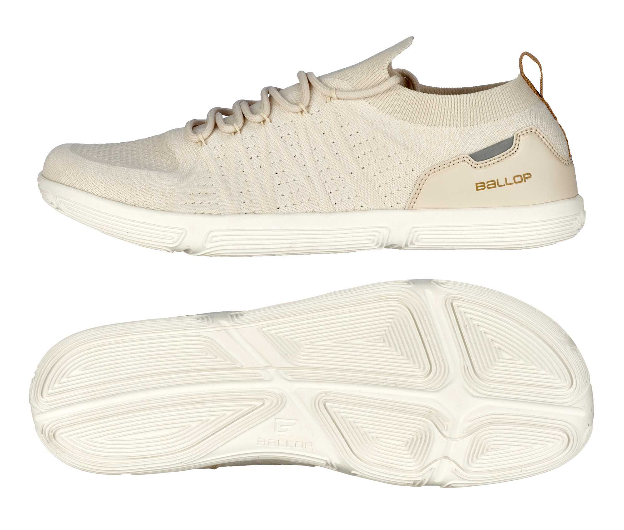 BALLOP Barfußschuhe Movel beige