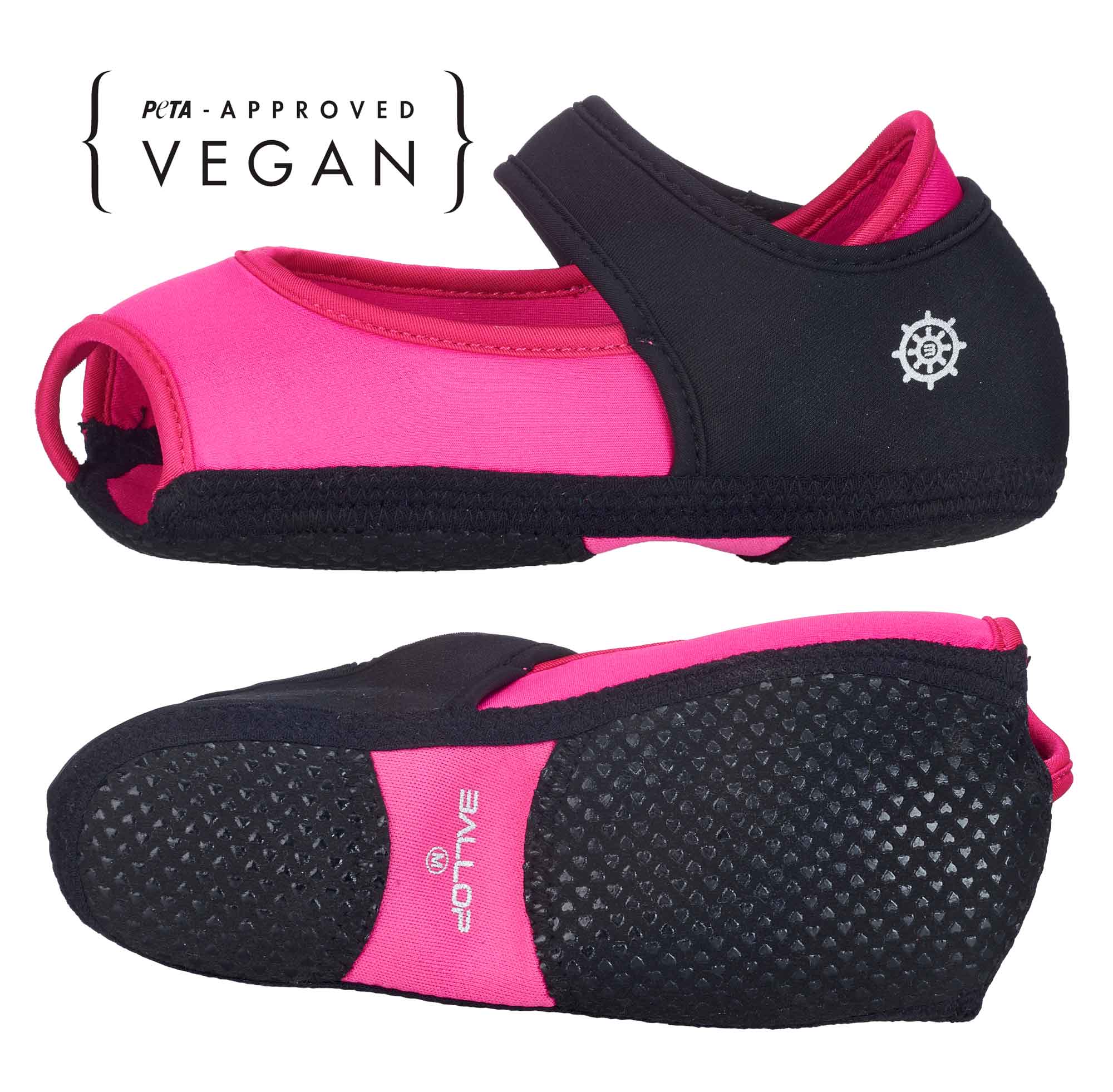 Ballop Ballop Yoga-Schuh Jam-Flat schwarz/pink, barefoot shoe
