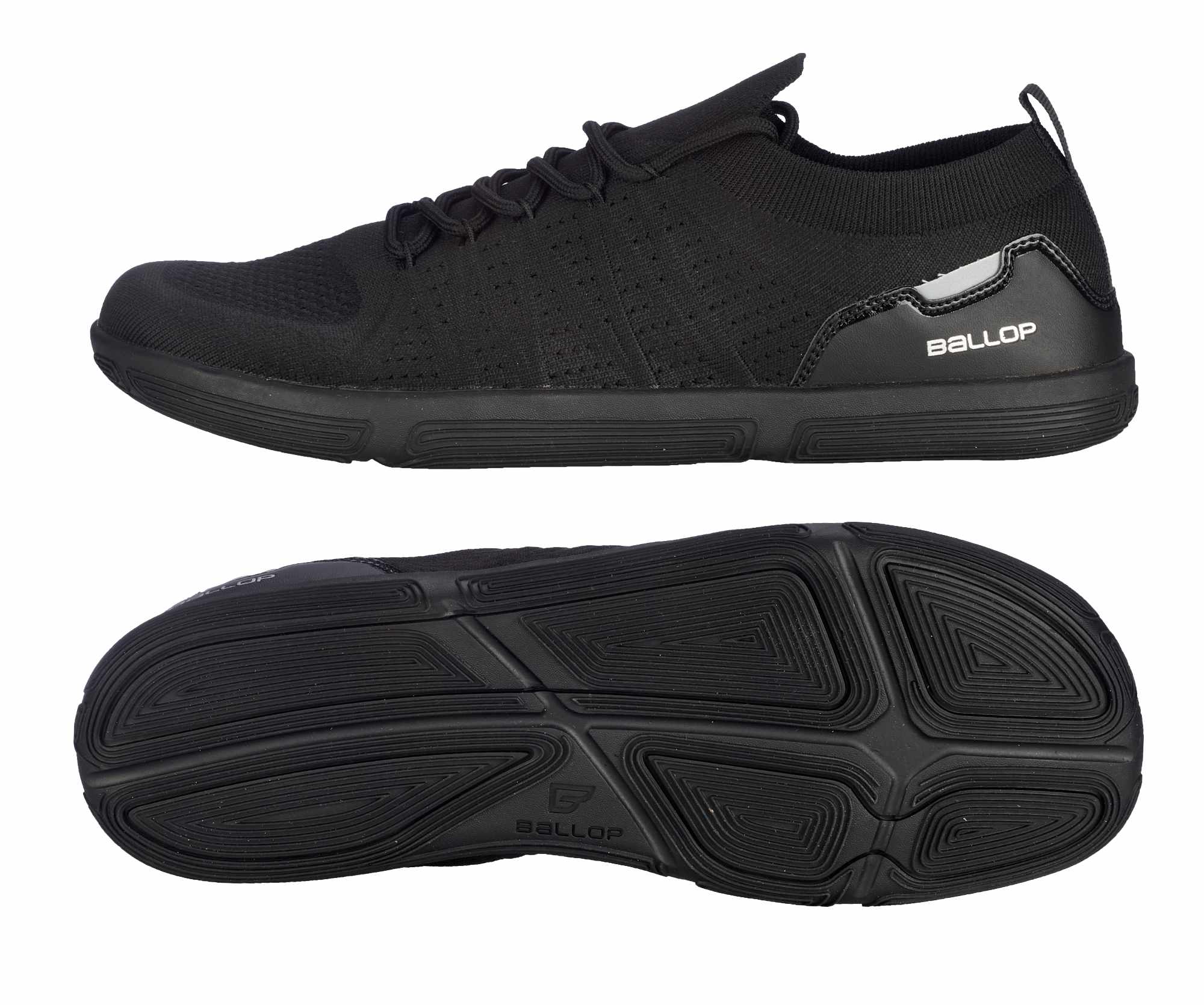 Sneaker, Laufschuh, Schuh, Schwarz, Gummisohle