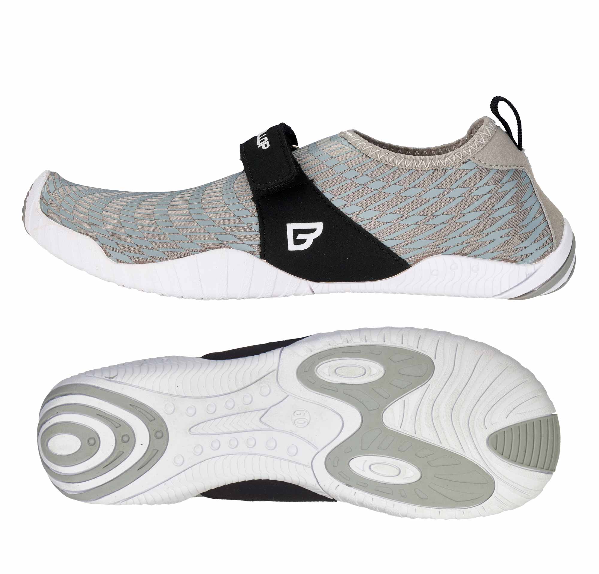 Schuh, Sneaker, Mesh, Grau, Gummi-Sohle
