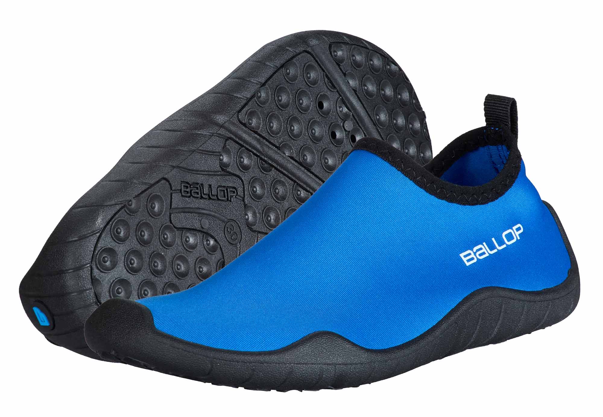 Wasserschuhe, Booties, Gummisohle, Blau, Ballop