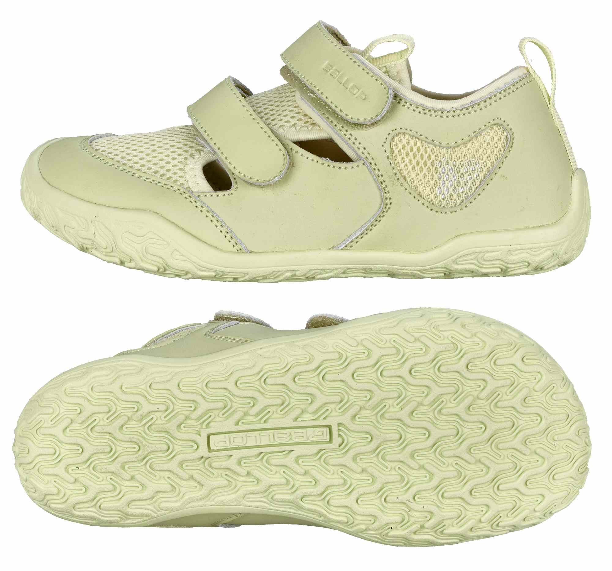 Ballop Ballop Kinder-Barfußsandale Smilsu Grün in Barefoot, barefoot shoe