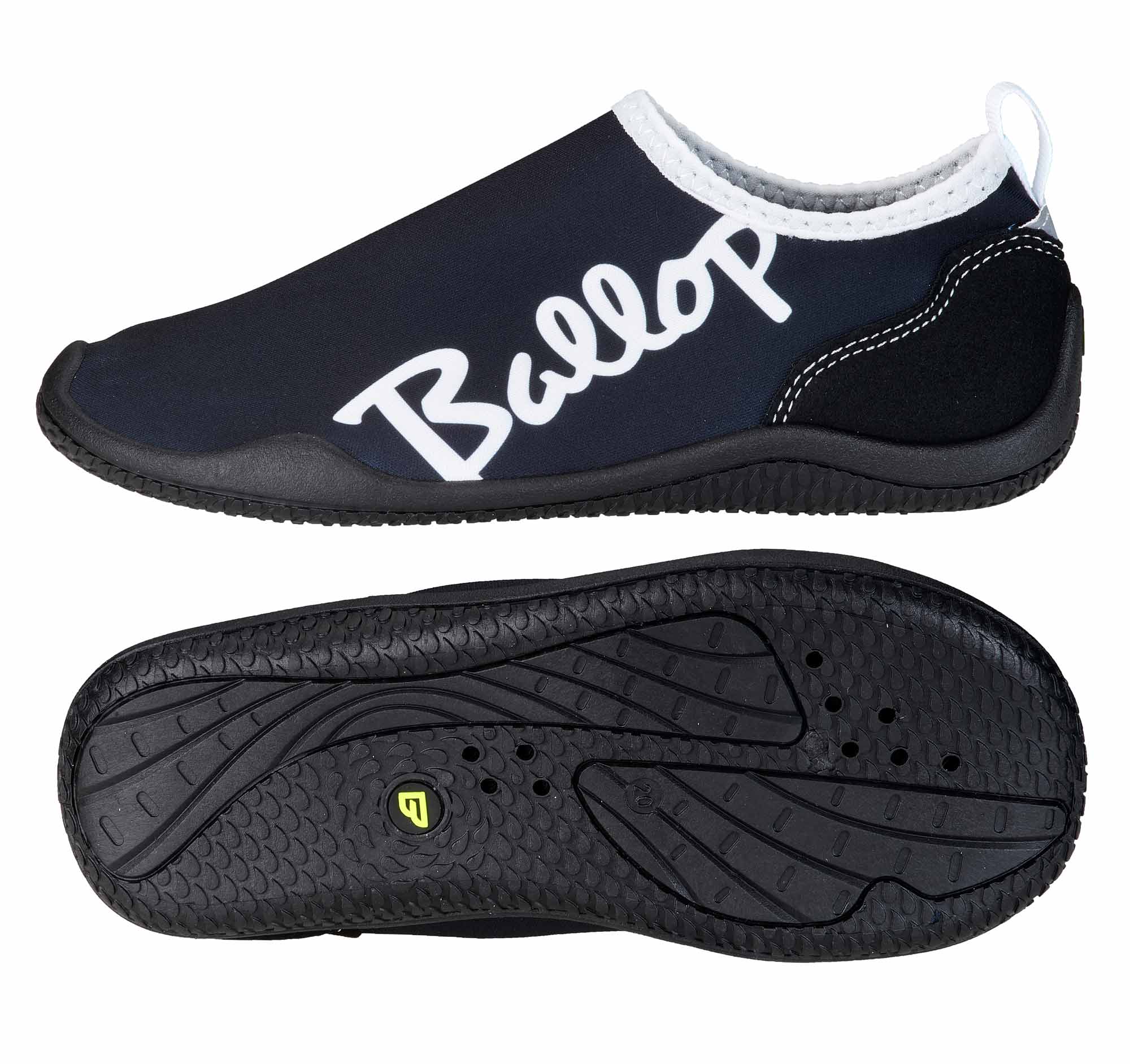 Ballop Ballop Kinderschuhe Lettering Schwarz, barefoot shoe
